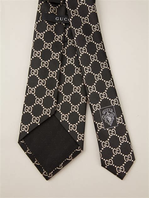 gucci monogram tie.